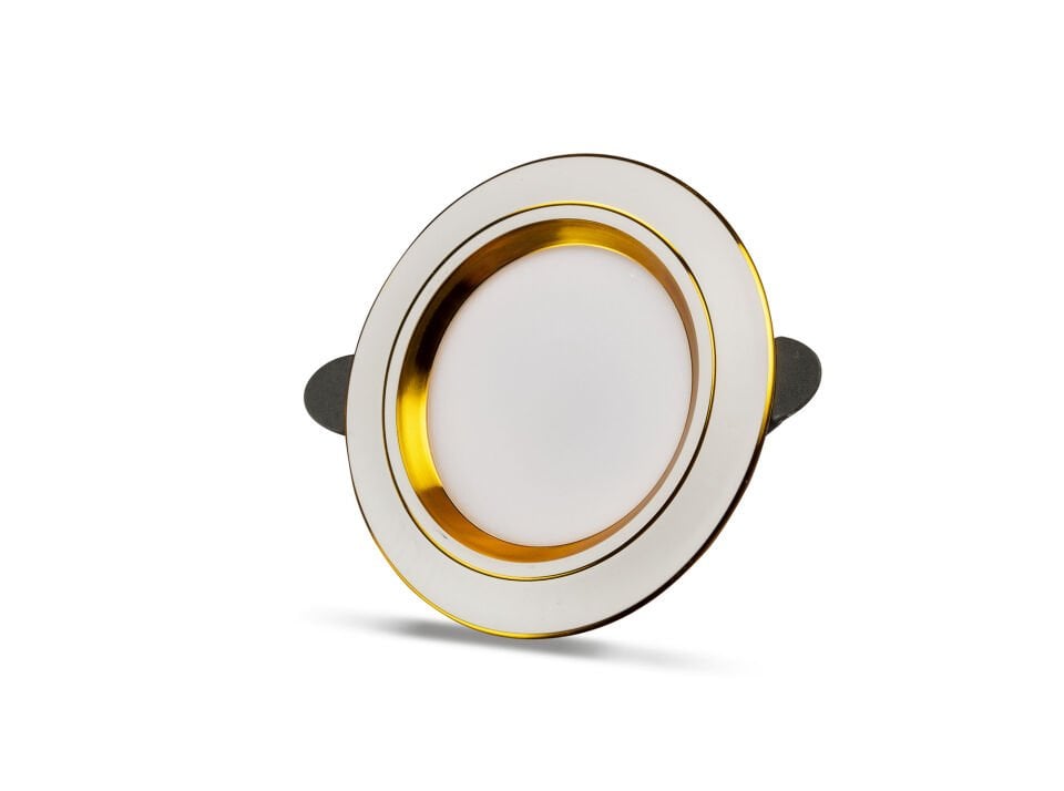 5W WHITE+GOLD LED SPOT 3 RENK