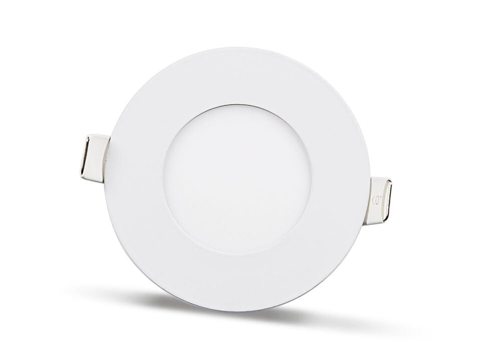 3W SIVA ALTI YUVARLAK SLIM LED PANEL GÜN IŞIĞI