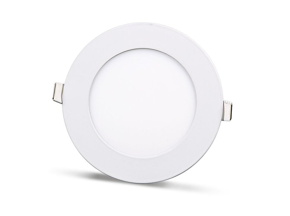 6W SIVA ALTI YUVARLAK SLIM LED PANEL BEYAZ