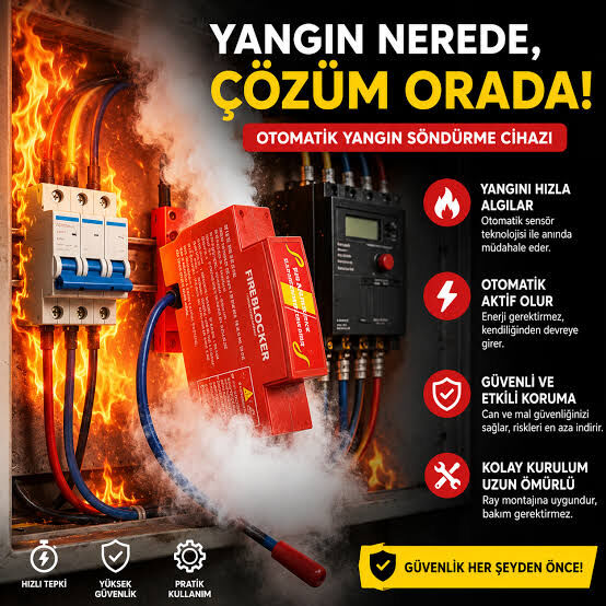 PANO TİPİ OTOMATİK YANGIN SÖNDÜRÜCÜ