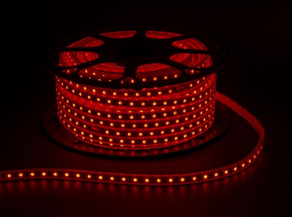 220V 4040 HORTUM LED KIRMIZI