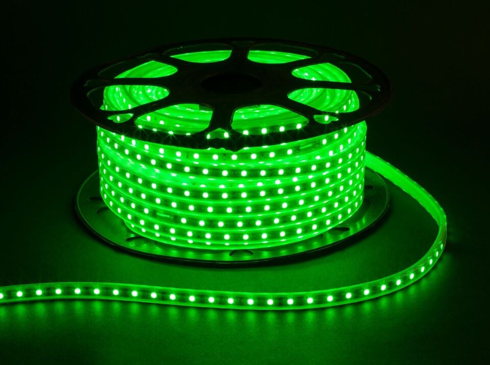 220V 4040 HORTUM LED YEŞİL