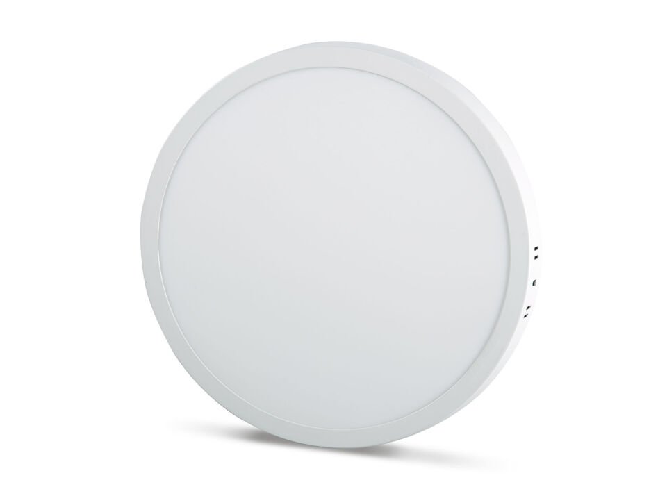 24W SIVAÜSTÜ YUVARLAK LED PANEL BEYAZ