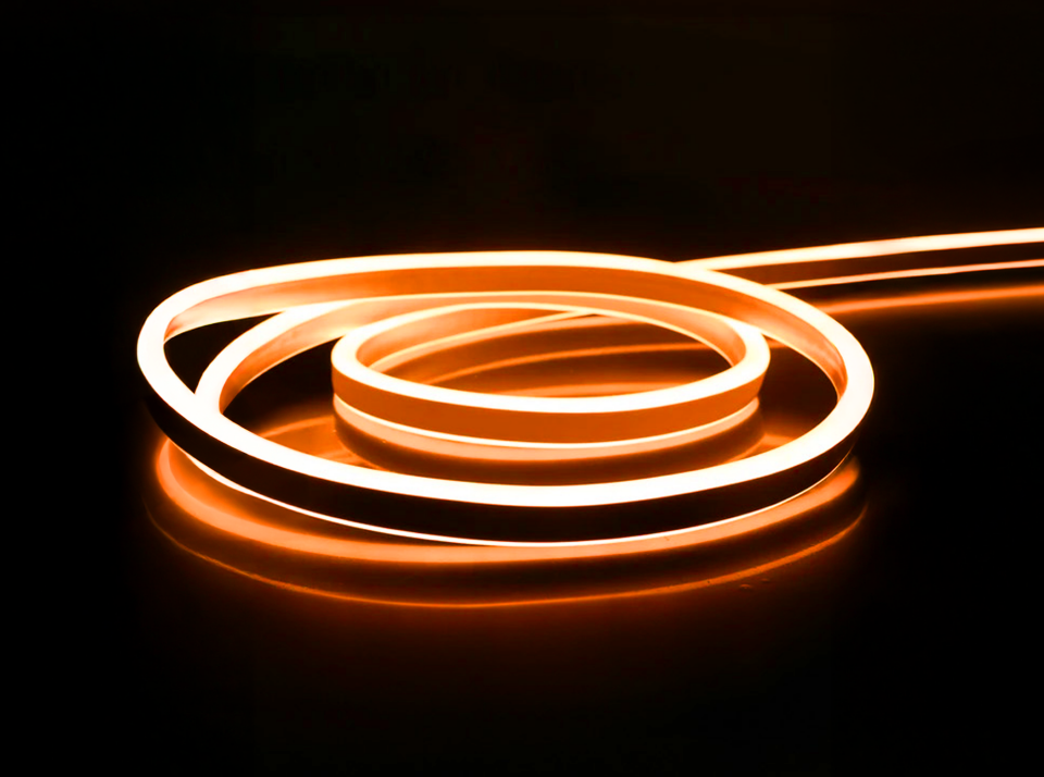 12V NEON AMBER   LED -50M