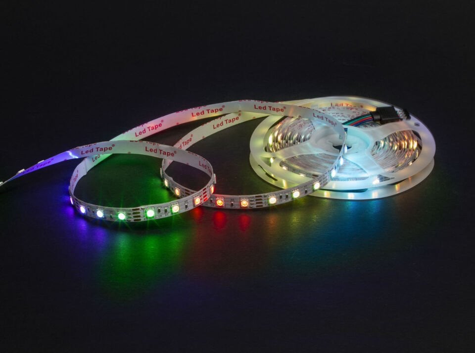 12V 5050 İÇ MEKAN RGB ŞERİT LED