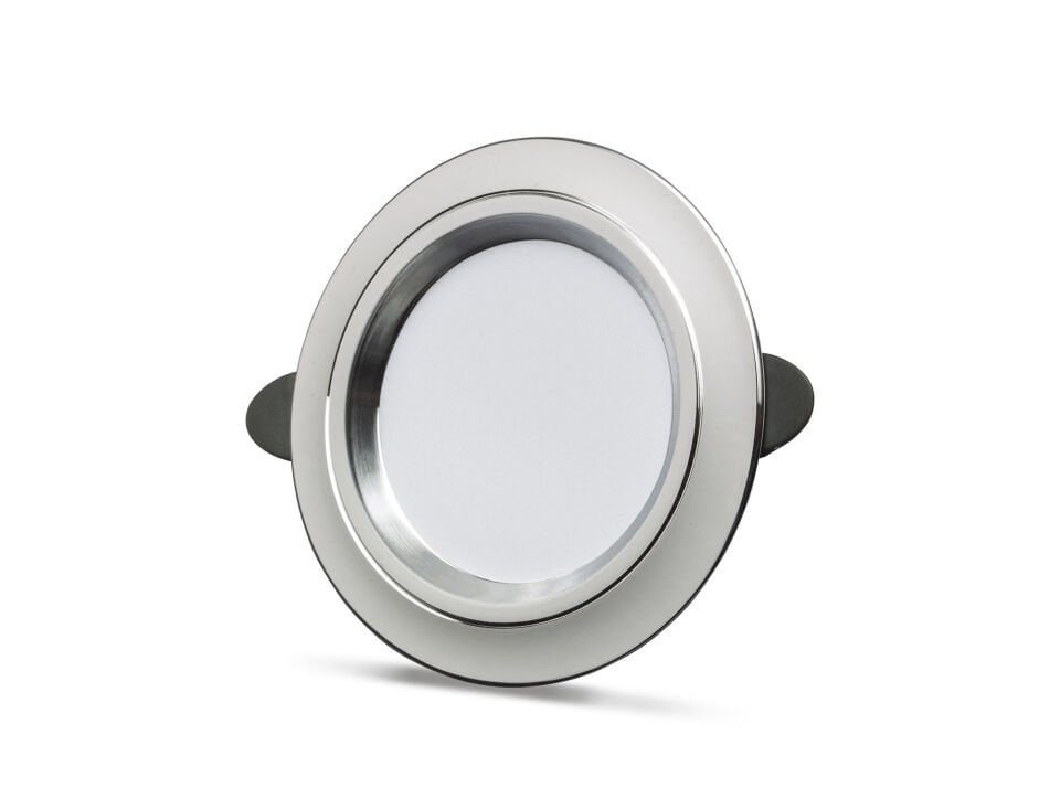 5W WHITE+SILVER LED SPOT BEYAZ