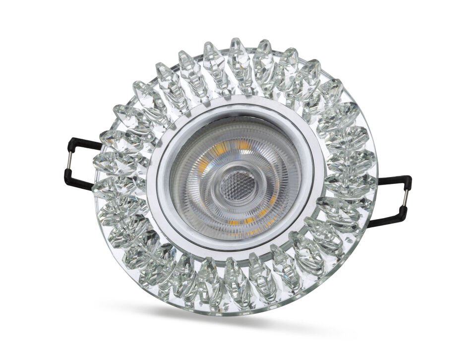 TROYA KRİSTAL CAM KASA YUVARLAK 4000K