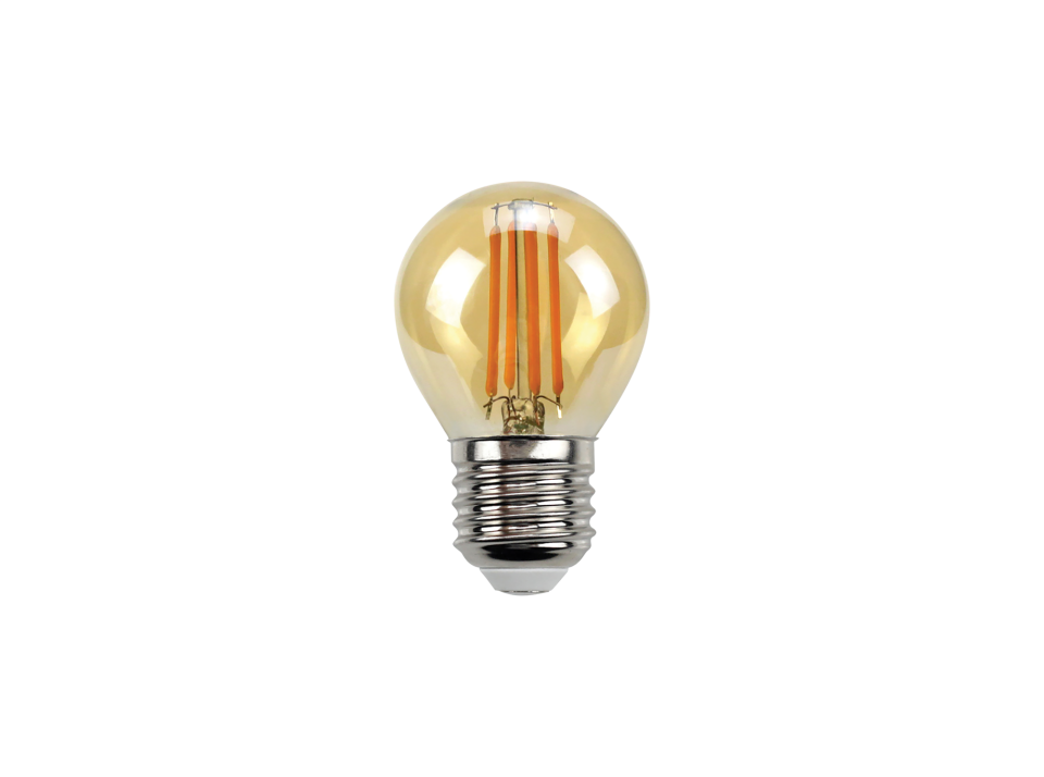 4W G45 RUSTIK AMPUL AMBER/1800K- E27
