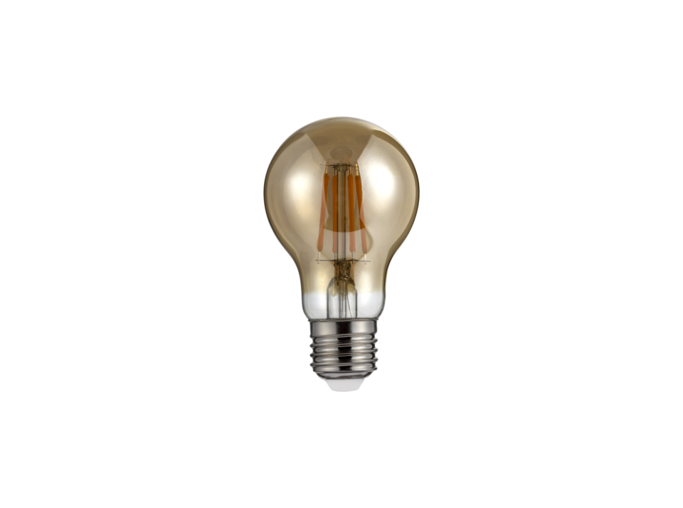 4W A60 RUSTIK AMPUL AMBER/1800K-E27