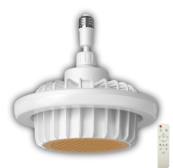 GÜNEŞ ISITICILI FAN LED AMPUL