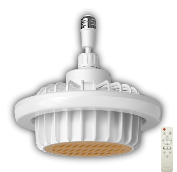 GÜNEŞ ISITICILI FAN LED AMPUL