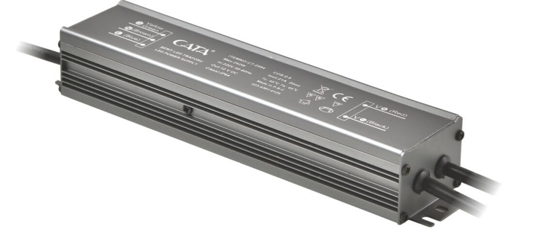 21 AMPER ŞERİT LED TRAFOSU(255W)DIŞ MEKAN