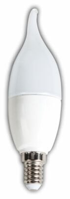 7W LEDLİ KIVRIK  BUJİ AMPUL (BEYAZ)