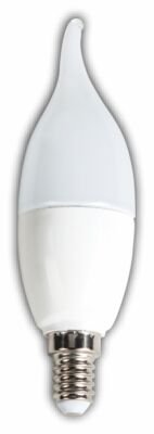 7W LEDLİ KIVRIK  BUJİ AMPUL (BEYAZ)