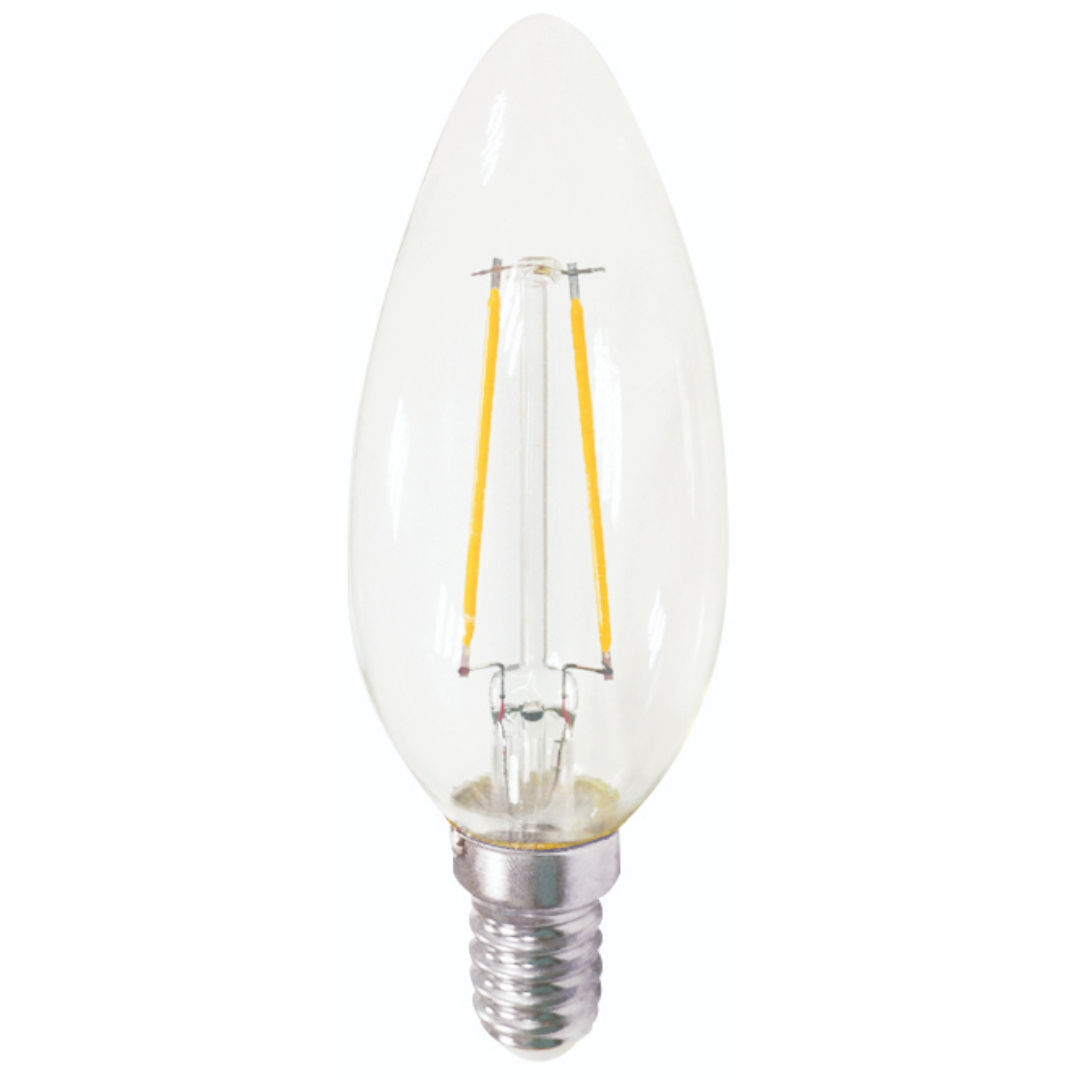 KES499 LED FLAMANLI BUJI AMP. 4W E14 GUNISIGI