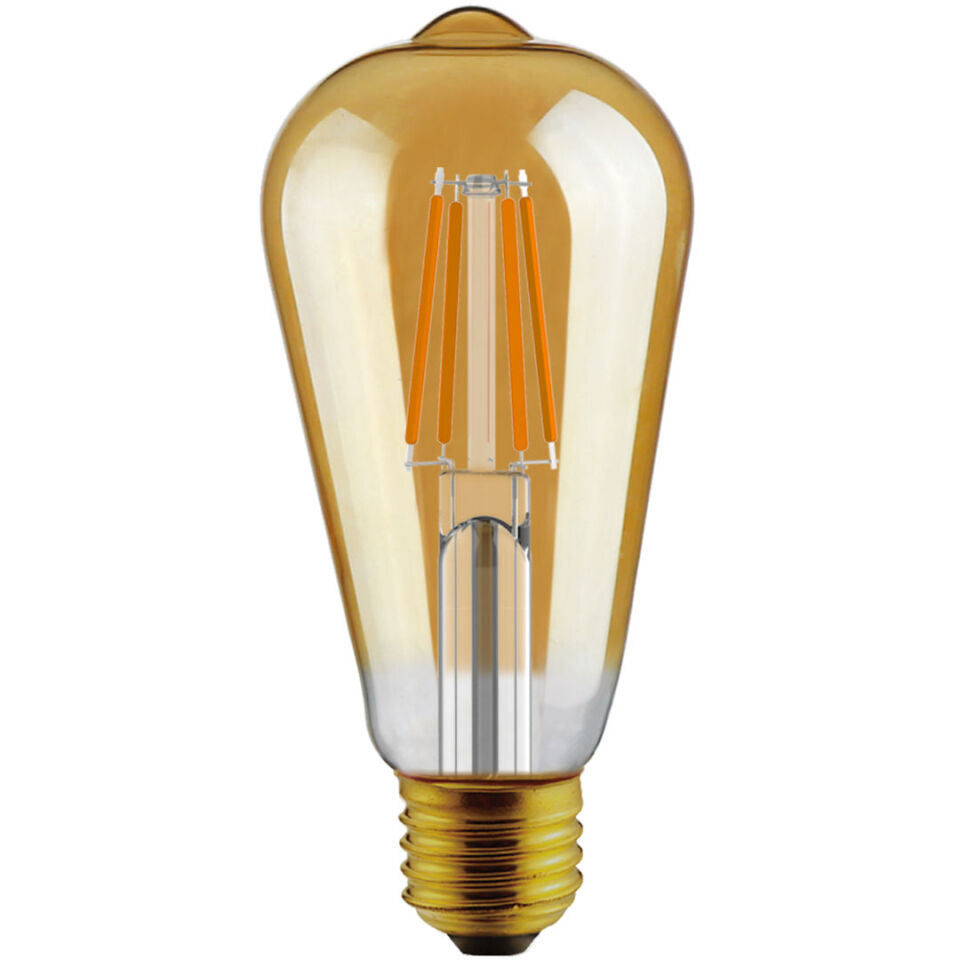 KES615 COB FLAMANLI ST64 AMP.8W E27 GUNISIGI