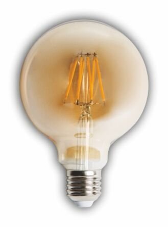 6W RUSTİK LED G90 GLOP AMPUL (E27)(AMBER)