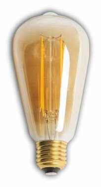 8W RUSTİK LED AMPUL (ST-64) (AMBER )