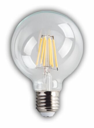 6W EDİSON  LED AMPUL G95 GLOP AMPÜL (GÜNIŞIĞI)