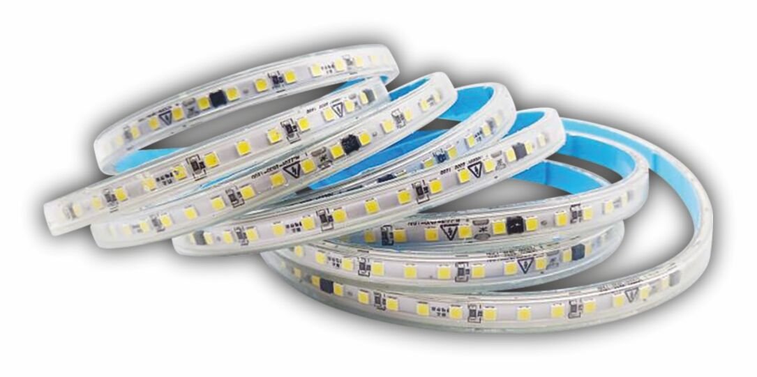 220 V 10 ÇİP ŞERİT LED  ( BEYAZ )(YAPIŞKANLI)