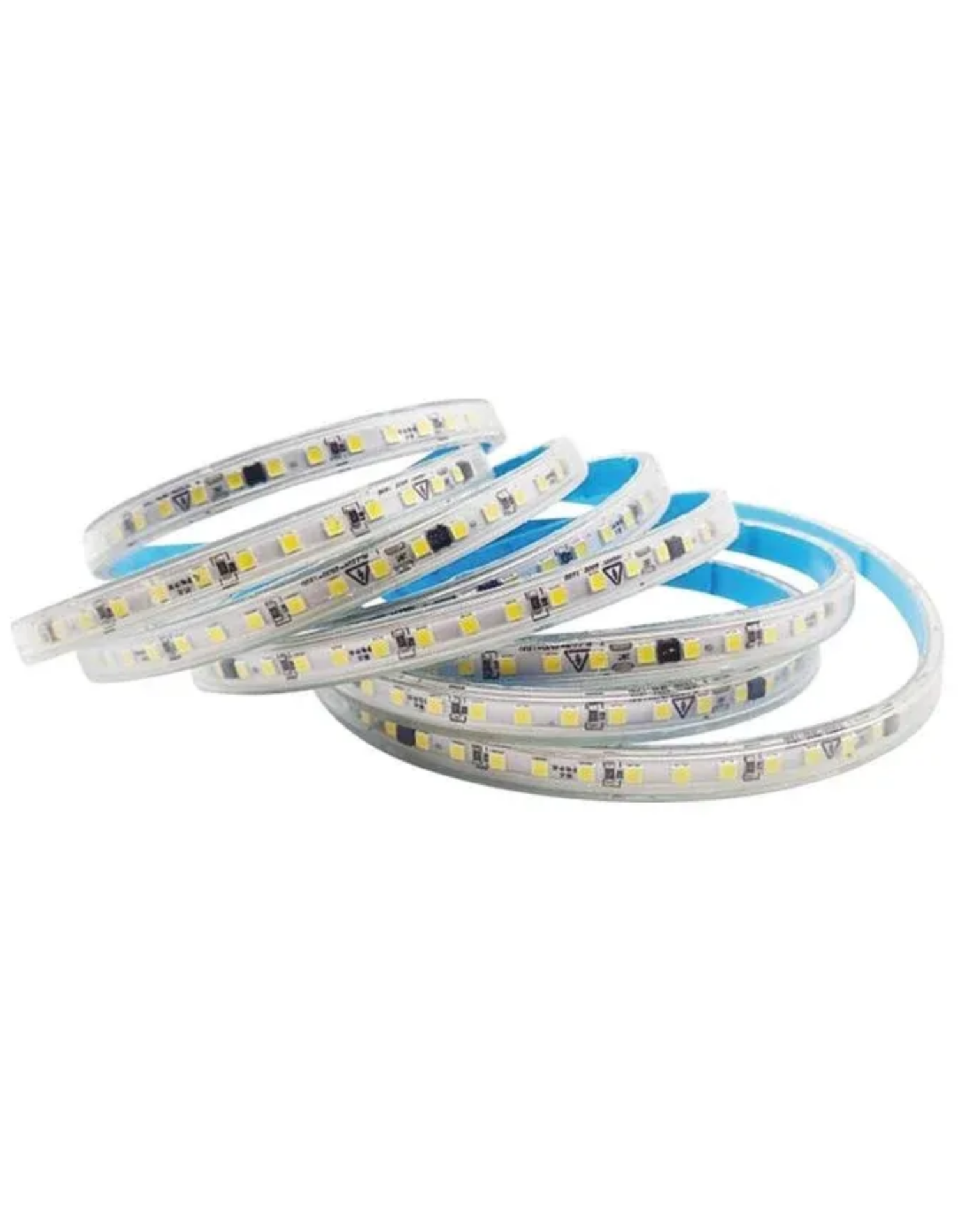 220V 10 ÇİP ŞERİT LED  ( AMBER ) (YAPIŞKANLI)