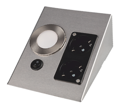 5W ÜÇGEN SPOT BEYAZ (LEDLİ+ÇİFT PRİZLİ)