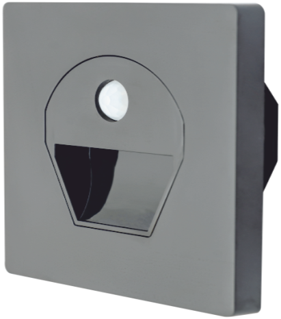 1W SENSÖRLÜ LEDLİ KORİDOR ARMATÜRÜ FÜME KASA (BEYA