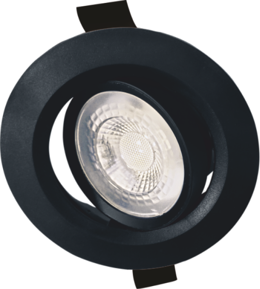7W LAL LED SPOT ( SİYAH KASA) (GÜNIŞIĞI)