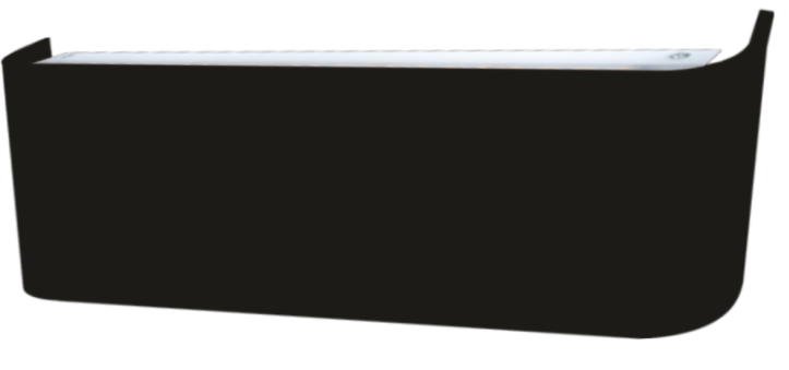 12W PENGUEN LED APLİK(SİYAH KASA)