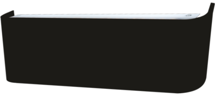 12W PENGUEN LED APLİK(SİYAH KASA)