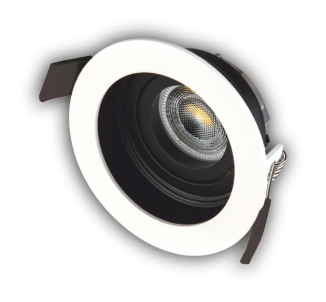 PARS DEKORATİF BEYAZ - SİYAH KASA YUVARLAK