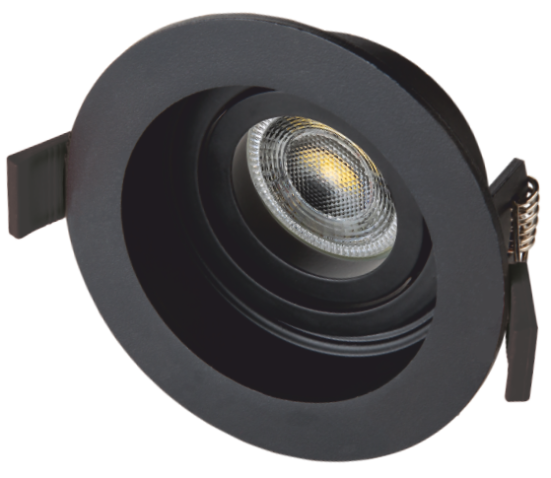 PARS DEKORATİF SİYAH KASA YUVARLAK