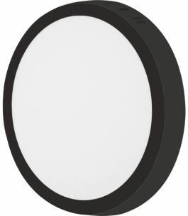 18W SIVA ÜSTÜ LED PANEL (SİYAH KASA)( 3200 K)(YUVA