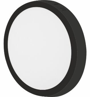 30W SIVA ÜSTÜ LED PANEL (SİYAH KASA)( 6400 K)(YUVA