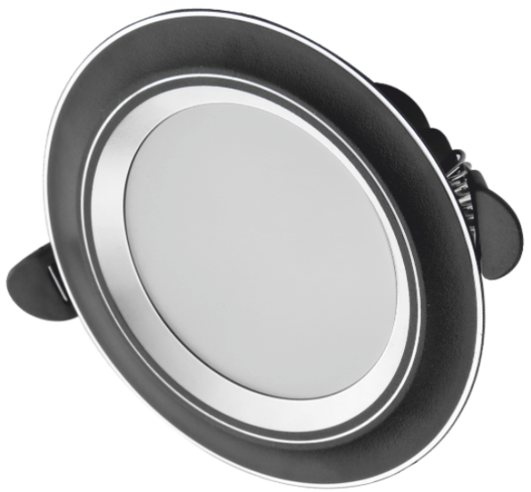 6W ZEBRA LED ARMATÜR (SİYAH-KROM) (3 RENK)