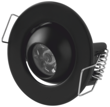 1,5W POWER LED UFO SPOT (SİYAH KASA ) (BEYAZ)