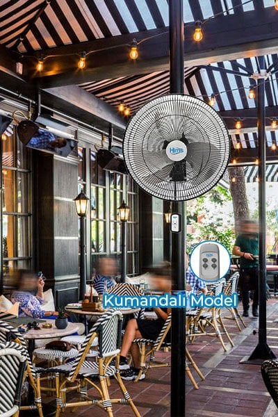 HİMS 50CM ZİNCİRLİ KUMANDALI DUVAR VANTİLATÖRÜ