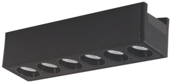 12W CORTEZ MAGNETIC SPOT SİYAH (GÜNIŞIĞI)