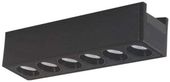12W CORTEZ MAGNETIC SPOT SİYAH (GÜNIŞIĞI)