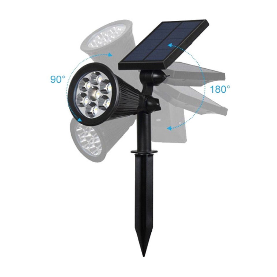 KBA746 SOLAR KAZIKLI ÇİM ARMATÜRÜ 7W YESIL