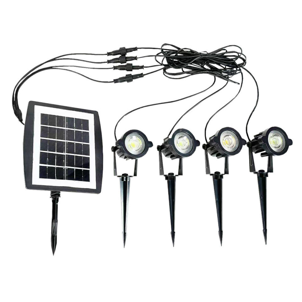 KBA748 Solar Kazikli Çim Armatürü 4 lü 3W*4
