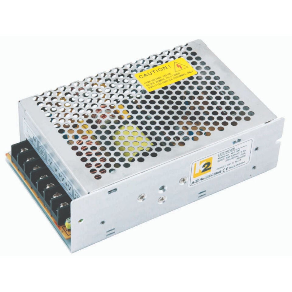 KLD200B IÇ MEKAN SLIM LED TRAFOSU 200W/16.7A IP20