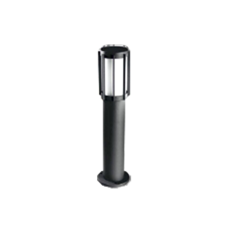 KBA762 E27 KAFESLI BOLLARD SIYAH KASA