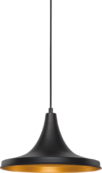 DEKORATİF SARKIT ARMATÜR (SİYAH+SARI+32cm)