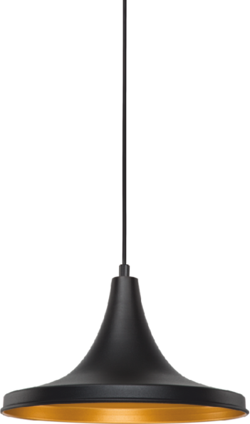 DEKORATİF SARKIT ARMATÜR (SİYAH+SARI+32cm)