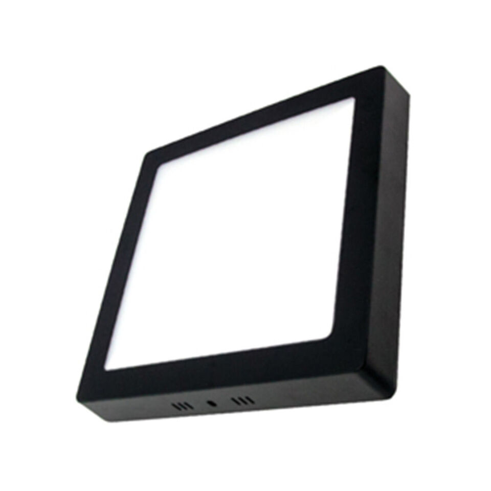 KDL431B  S.Ü SIYAH KASA KARE LED PANEL 12W ARARENK
