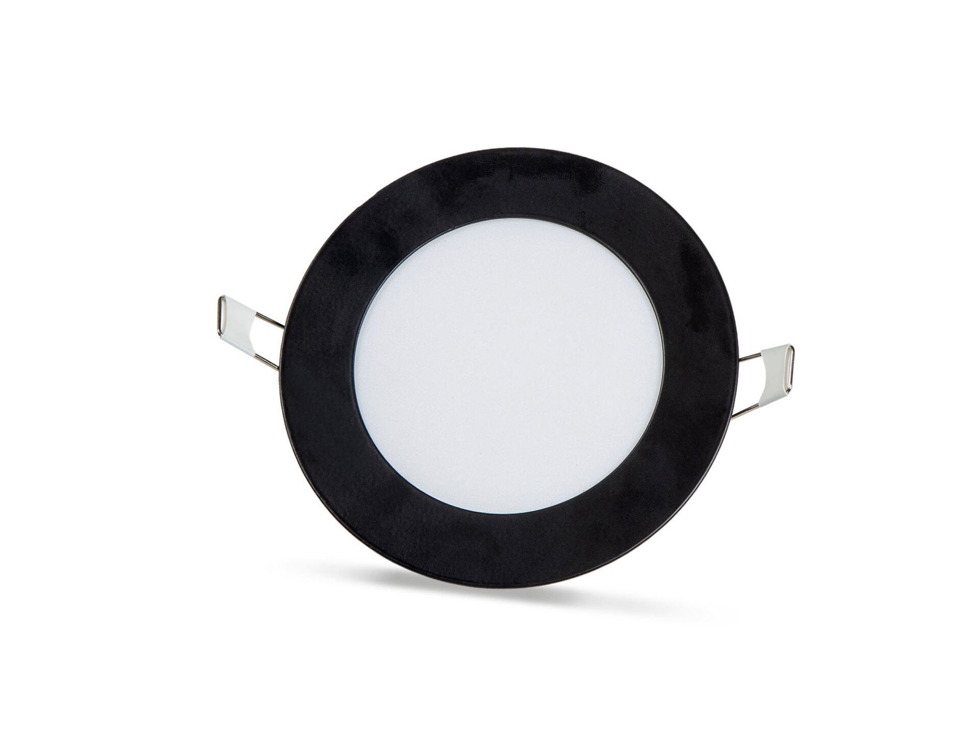6W SIVA ALTI SİYAH KASA YUVARLAK SLIM LED PANEL BE