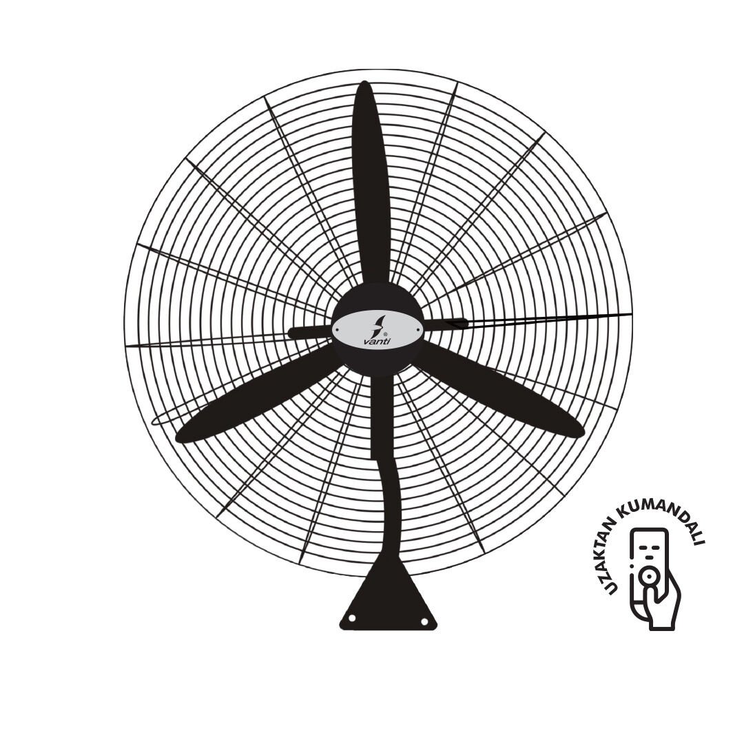KCF292KD 180W DUVAR TIPI KUMANDALI SANAYI VANTILAT