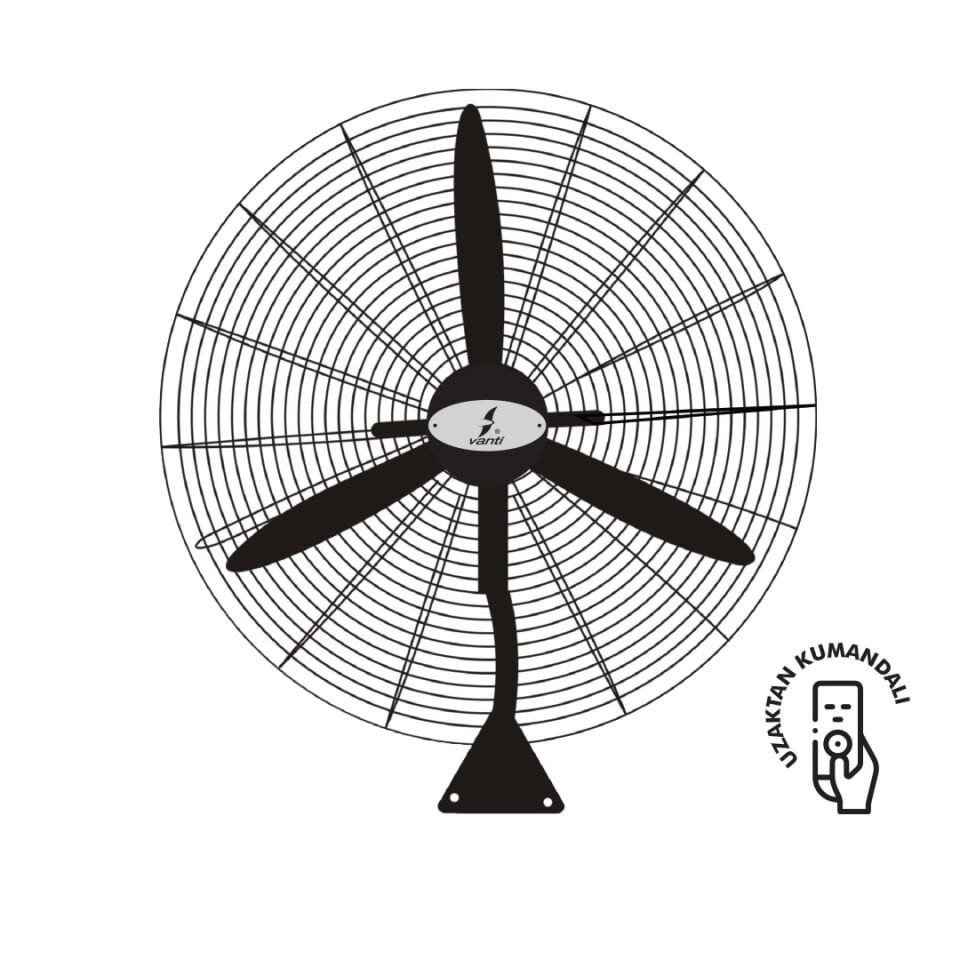 KCF292KD 180W DUVAR TIPI KUMANDALI SANAYI VANTILAT