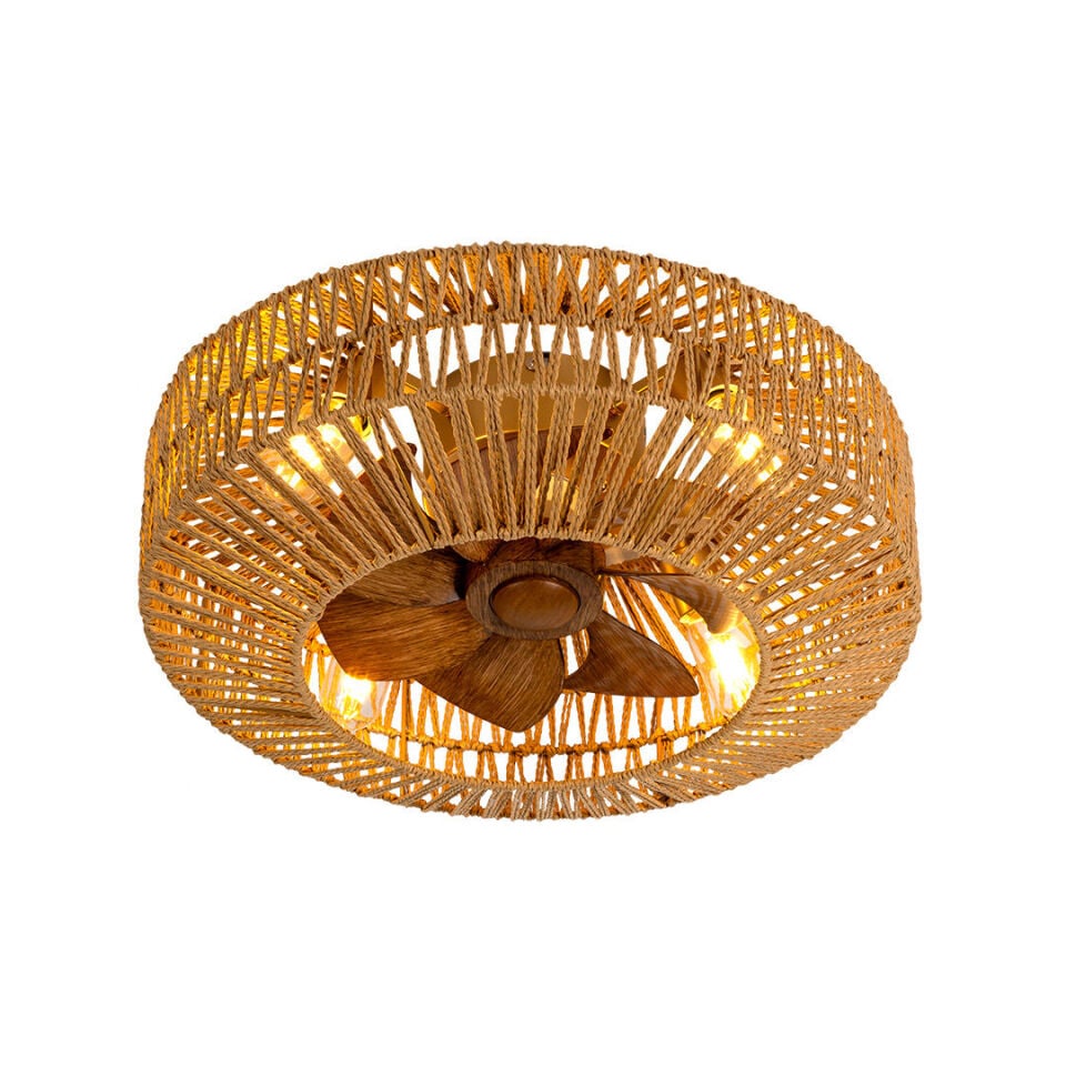 KCF303 30W LEDLI DEKORATIF PLASTIK TAVAN VANTILATÖ
